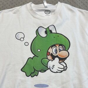 Nintendo Official Licensed White crew neck sweatshirt